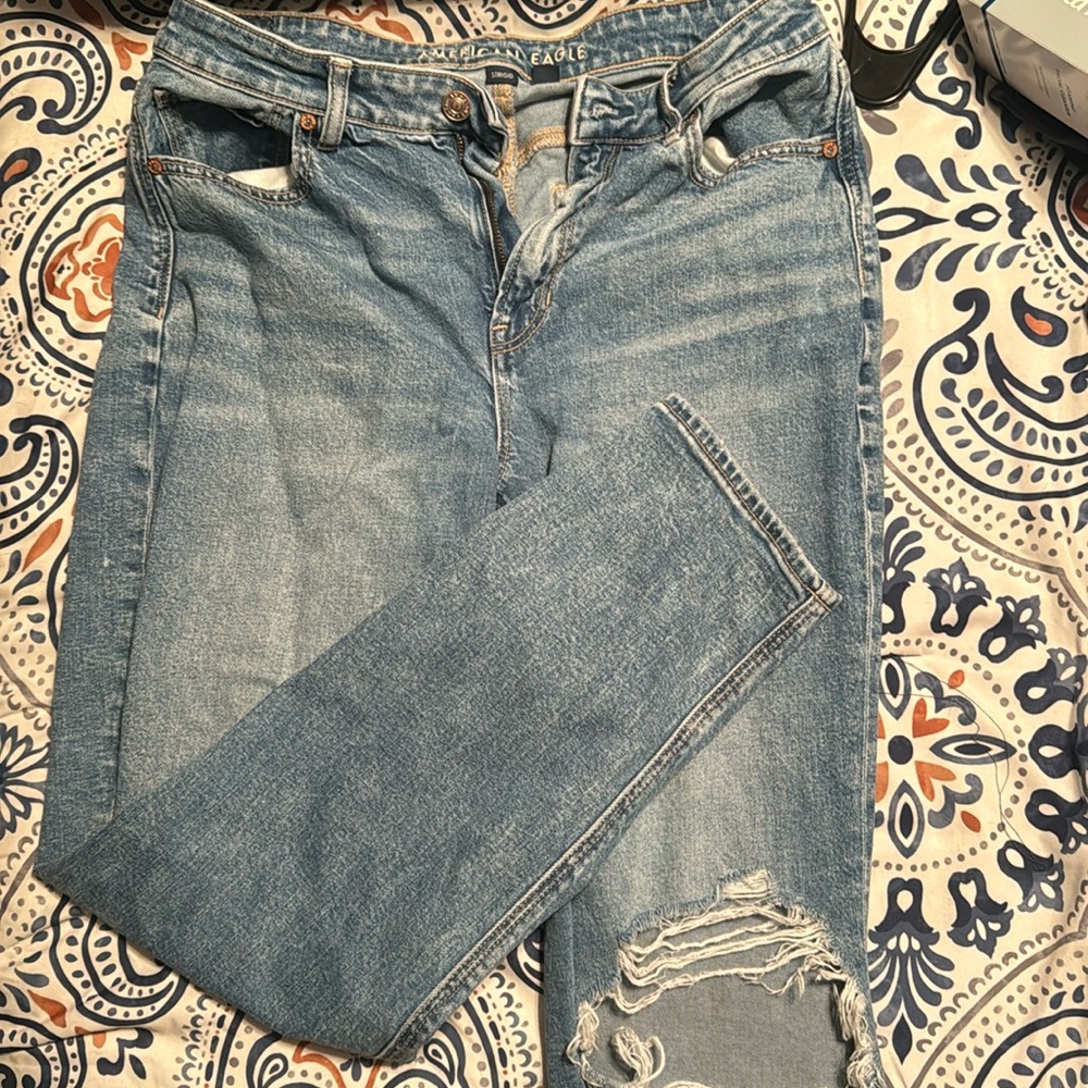 American eagle mom jeans size 10 regular